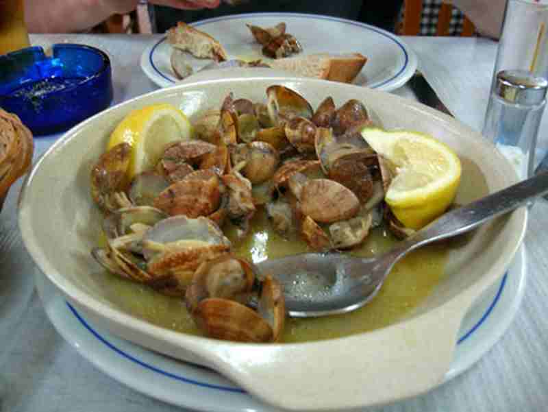 Typisches Portugiesisches Muschelgericht